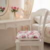 Fleur Chair Cushion – Decorative Seat Cushion - antique white