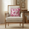 Fleur Ruffled Cushion with Filling – Shabby Chic Home Décor - pale pink