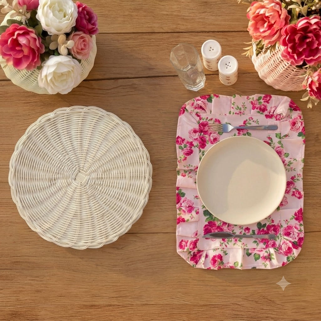 Wicker vs Fabric Placemats: Which One is best for Your Dining Table?