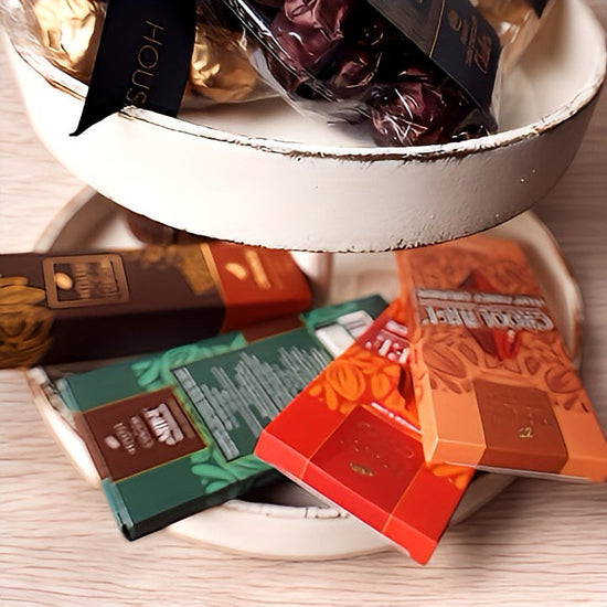 Heart-Topped Two-Tier Wooden Display Tray
