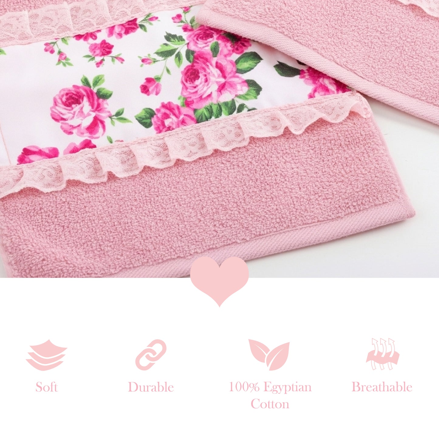 فوطة وجه فلوري