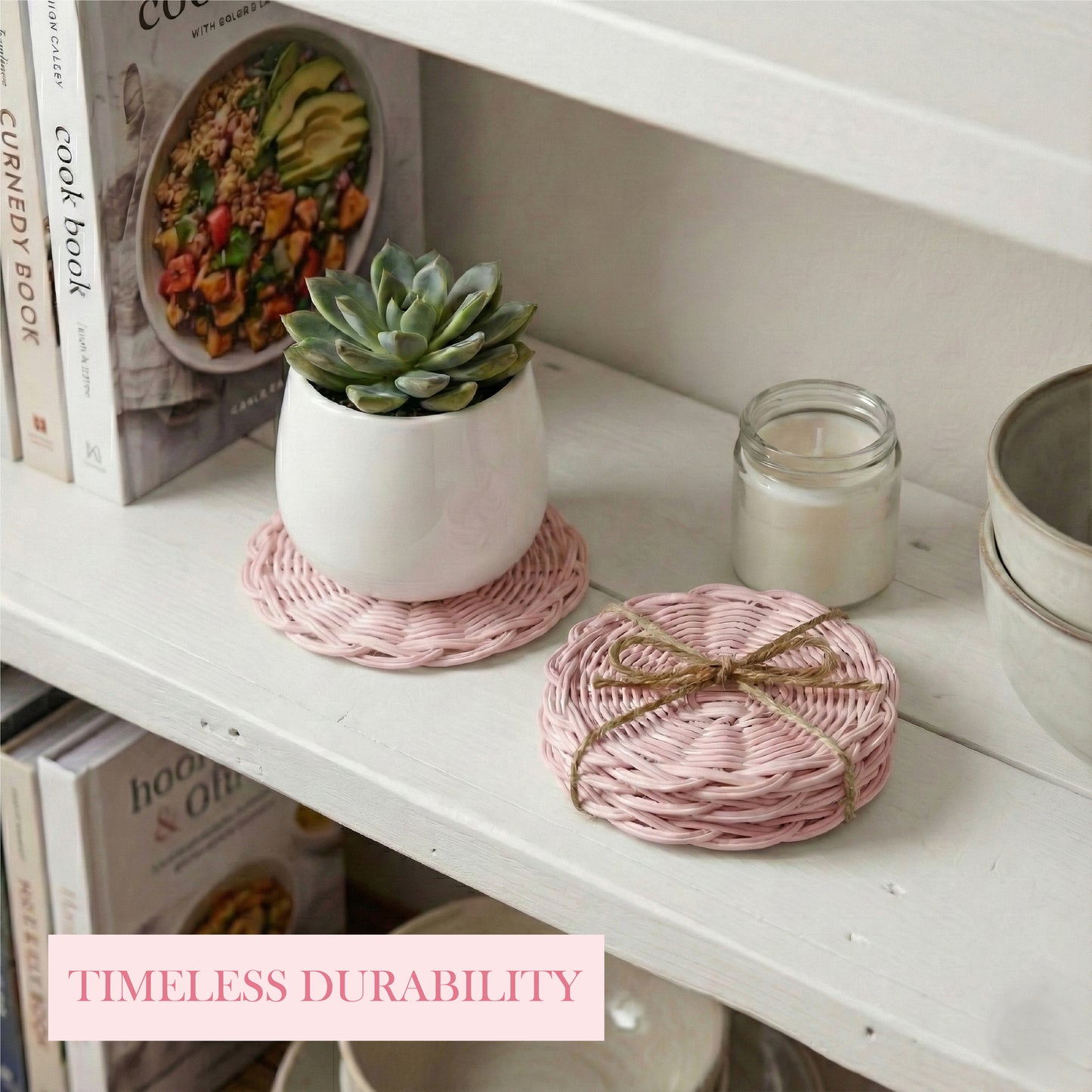 كوستر أكواب دائري من البامبو