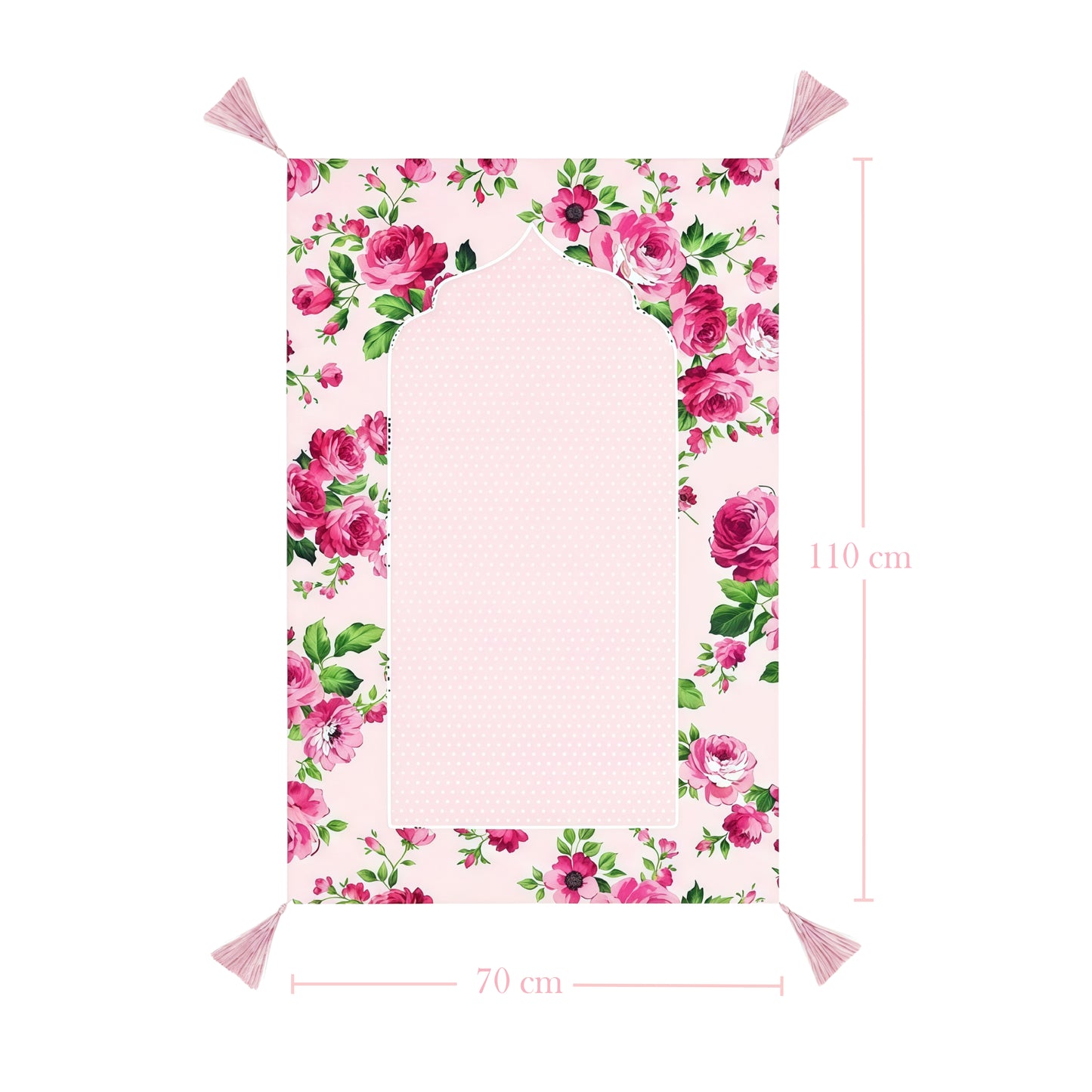 سجادة صلاة مبطنة فلوري