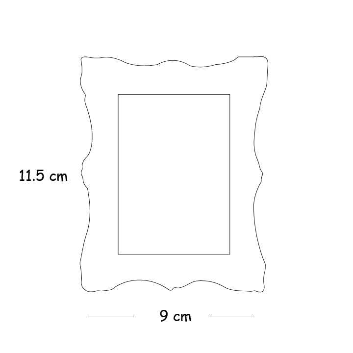 pretty shabby wall mirror - rectangular chic