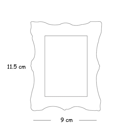 pretty shabby wall mirror - rectangular chic