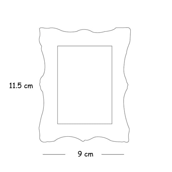 Pretty Shabby Wall Mirror – Rectangular Chic