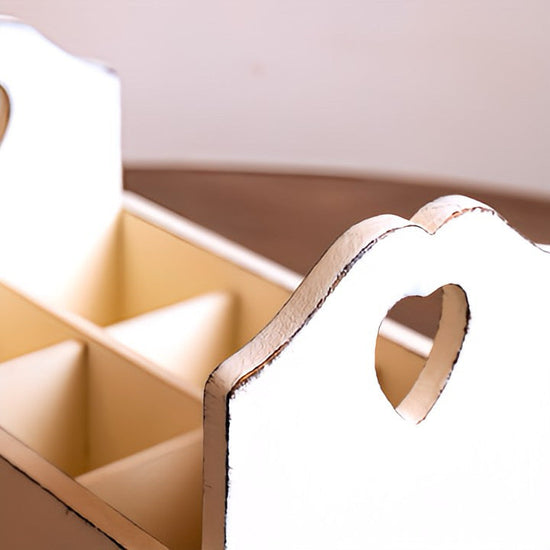 Heart Cut-Out Flatware Holder