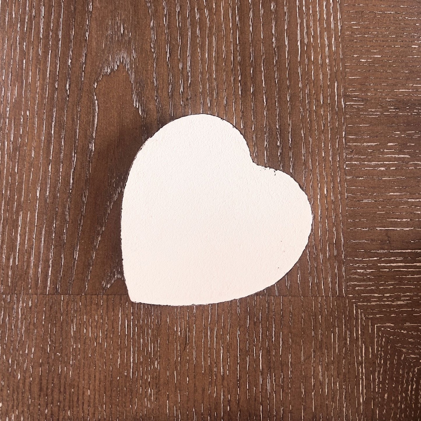 heart-shaped coasters with holder, set of 6