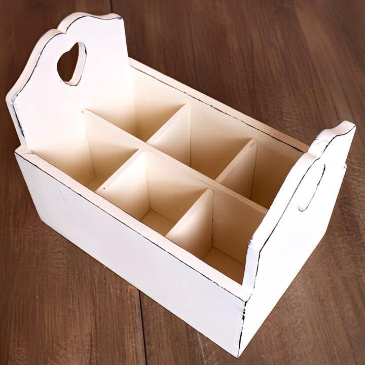 Heart Cut-Out Flatware Holder