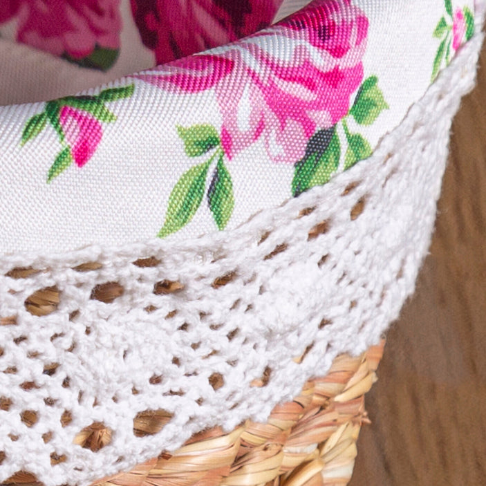 Fleur Halfa Round Basket
