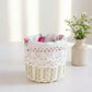 Mini Tube Wicker Basket