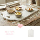 Heart Cut-Out Antique White Serving Board