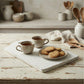 Heart Cut-Out Antique White Serving Board