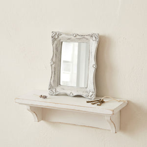Pretty Shabby Wall Mirror – Rectangular Chic