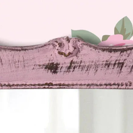 Pretty Shabby Wall Mirror – Rectangular Chic