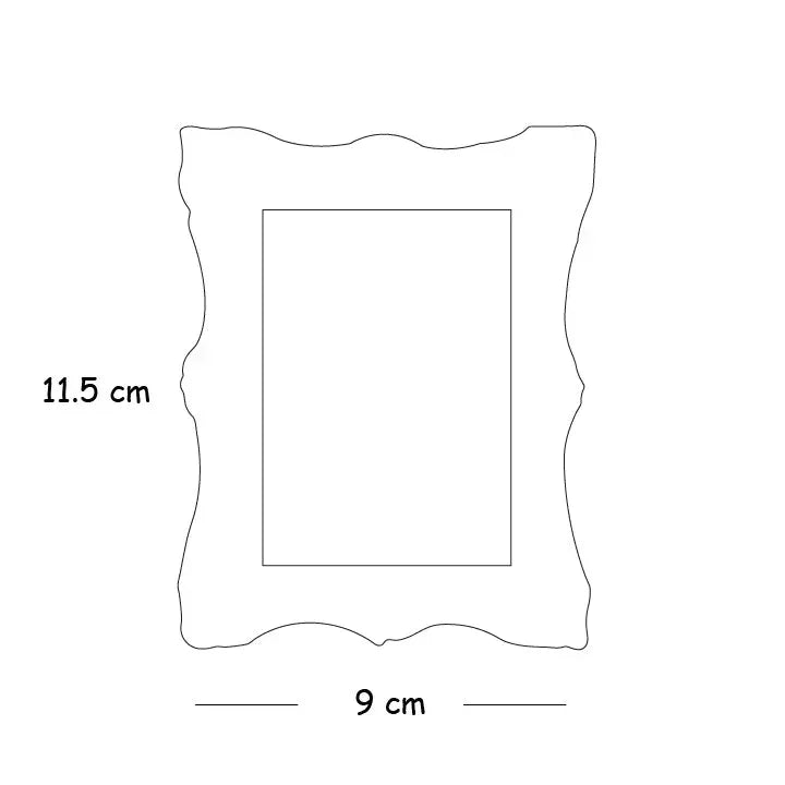 Pretty Shabby Wall Mirror – Rectangular Chic