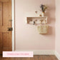 Shabby Chic Heart Cut-Out Wall Shelf