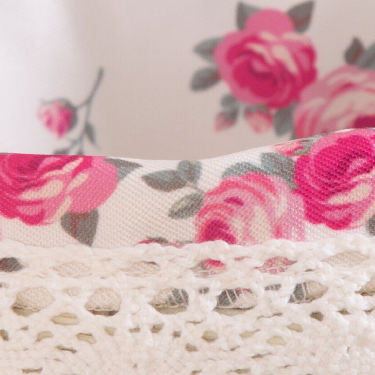 cottage round wicker basket
