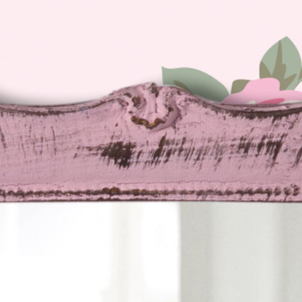 Pretty Shabby Wall Mirror – Square Chic