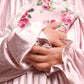 Luxurious satin praying Isdal with attached scarf