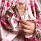 Luxurious satin praying Isdal with attached scarf
