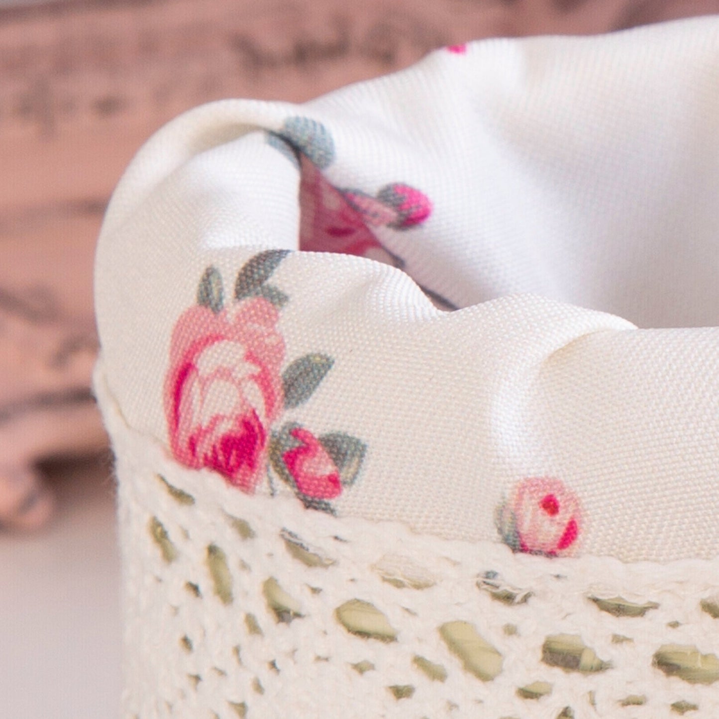 Mini Tube Wicker Basket