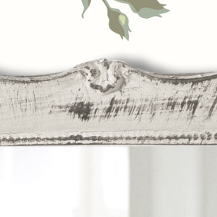 Pretty Shabby Wall Mirror – Square Chic