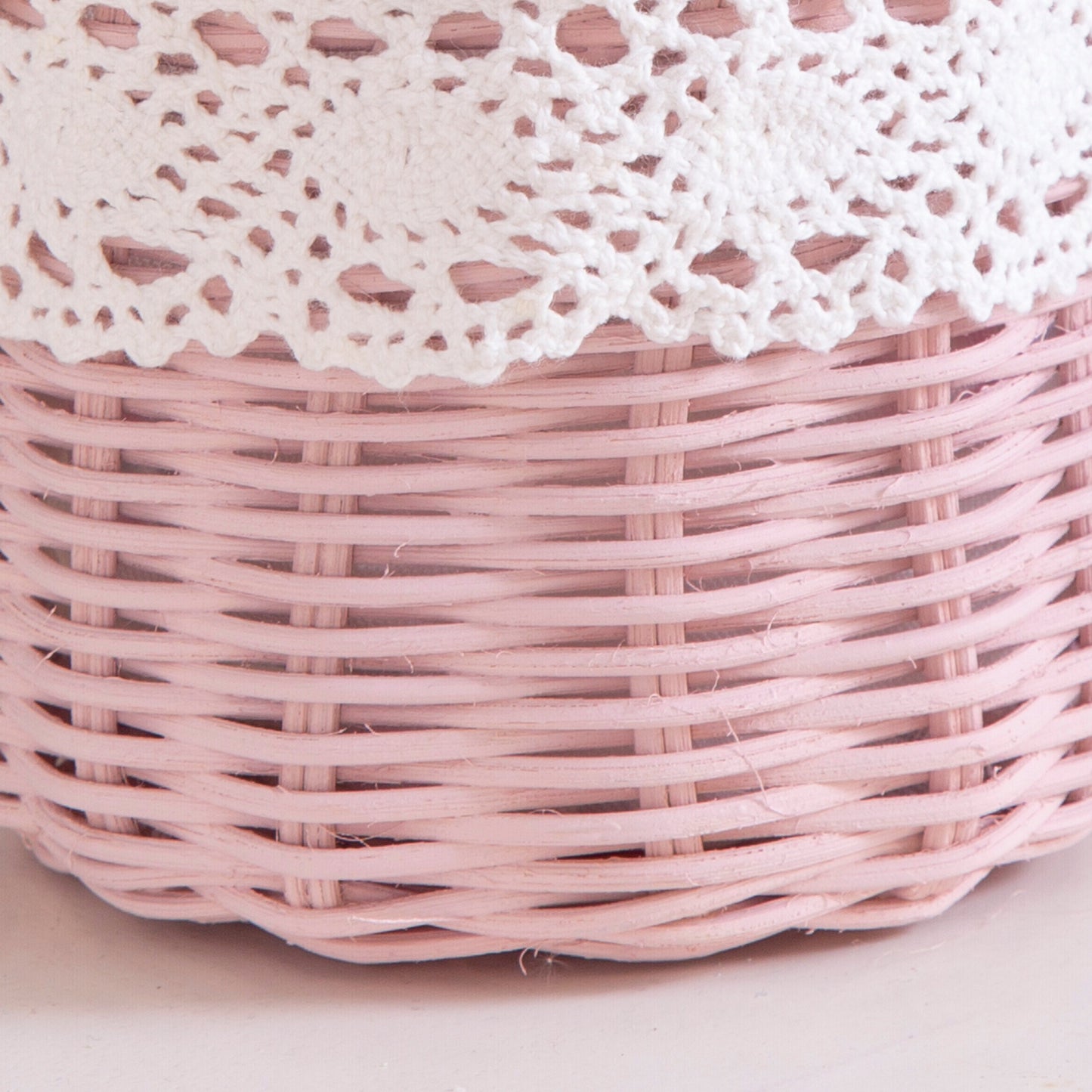 Mini Tube Wicker Basket