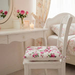 Fleur Chair Cushion displayed with floral design for home seating decor