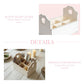 Heart Cut-Out Flatware Holder with heart design displayed on a white background