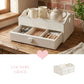Heart Cut-Out Flatware Tray from Country Grace tea set collection displayed for table organization and serving
