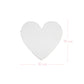Heart-Shaped Serving Board 30cm dimensions white wooden tray displayed for shabby chic home decor styling
