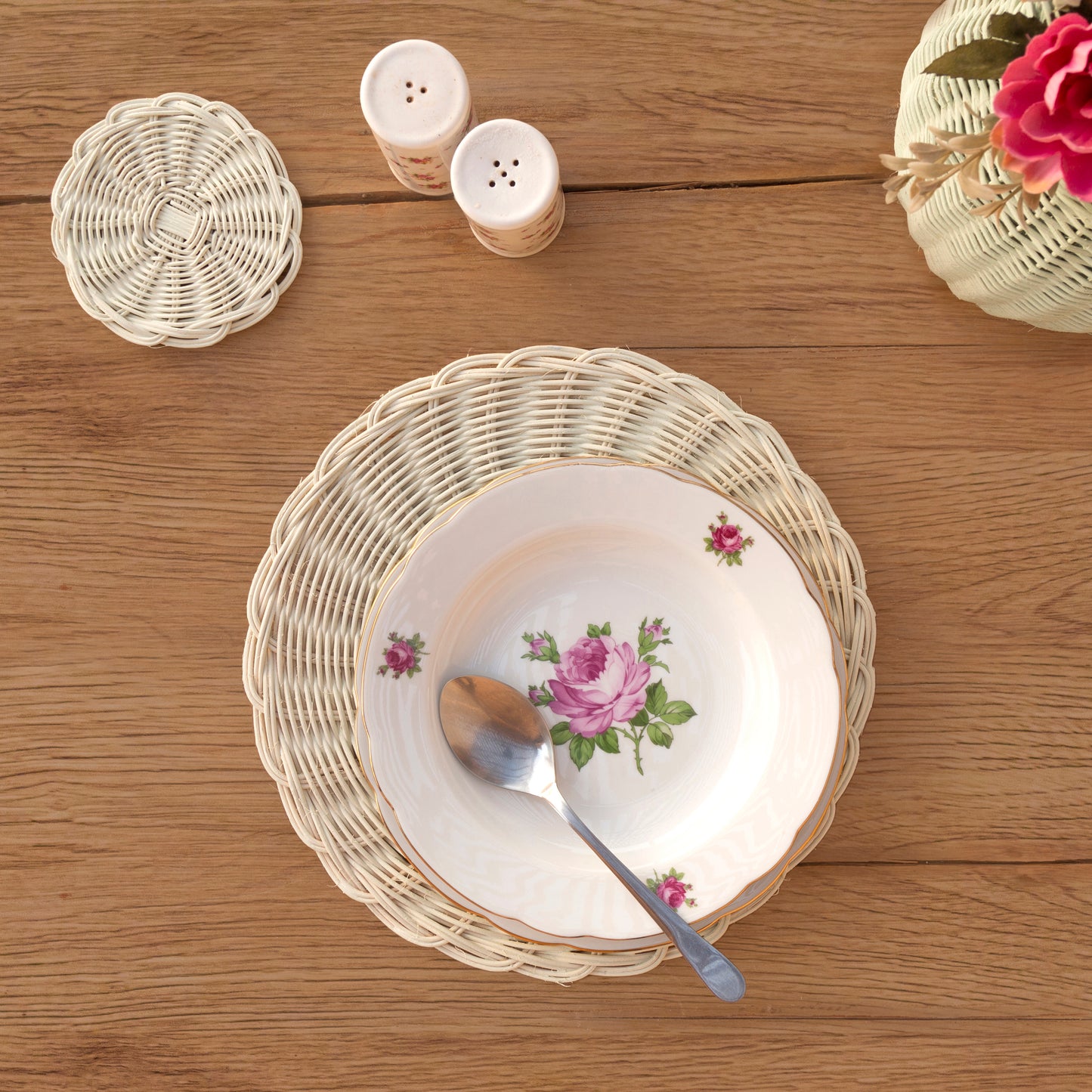 Round Wicker Placemat