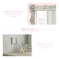 Pretty Shabby Wall Mirror Square Chic with resin frame displayed in a room setting on pink background