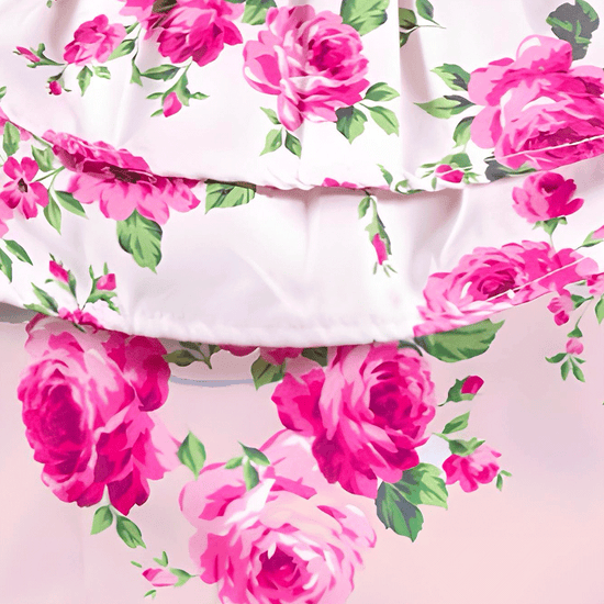 Fleur print shabby chic country kitchen apron