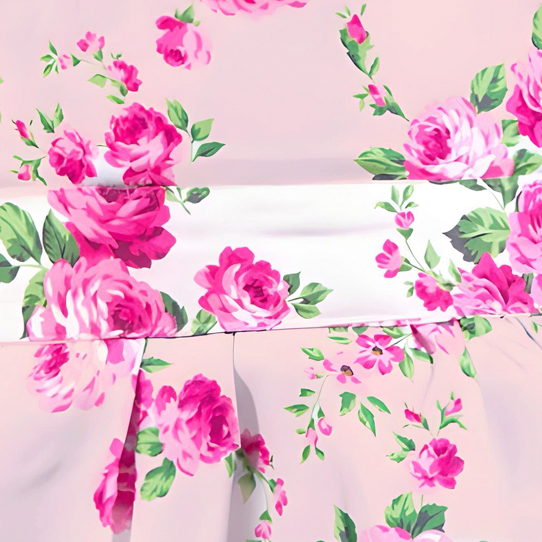 Fleur print shabby chic country kitchen apron