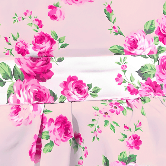 Fleur print shabby chic country kitchen apron