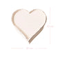 Vintage Heart Wooden Keepsake Box dimensions and size information on white background