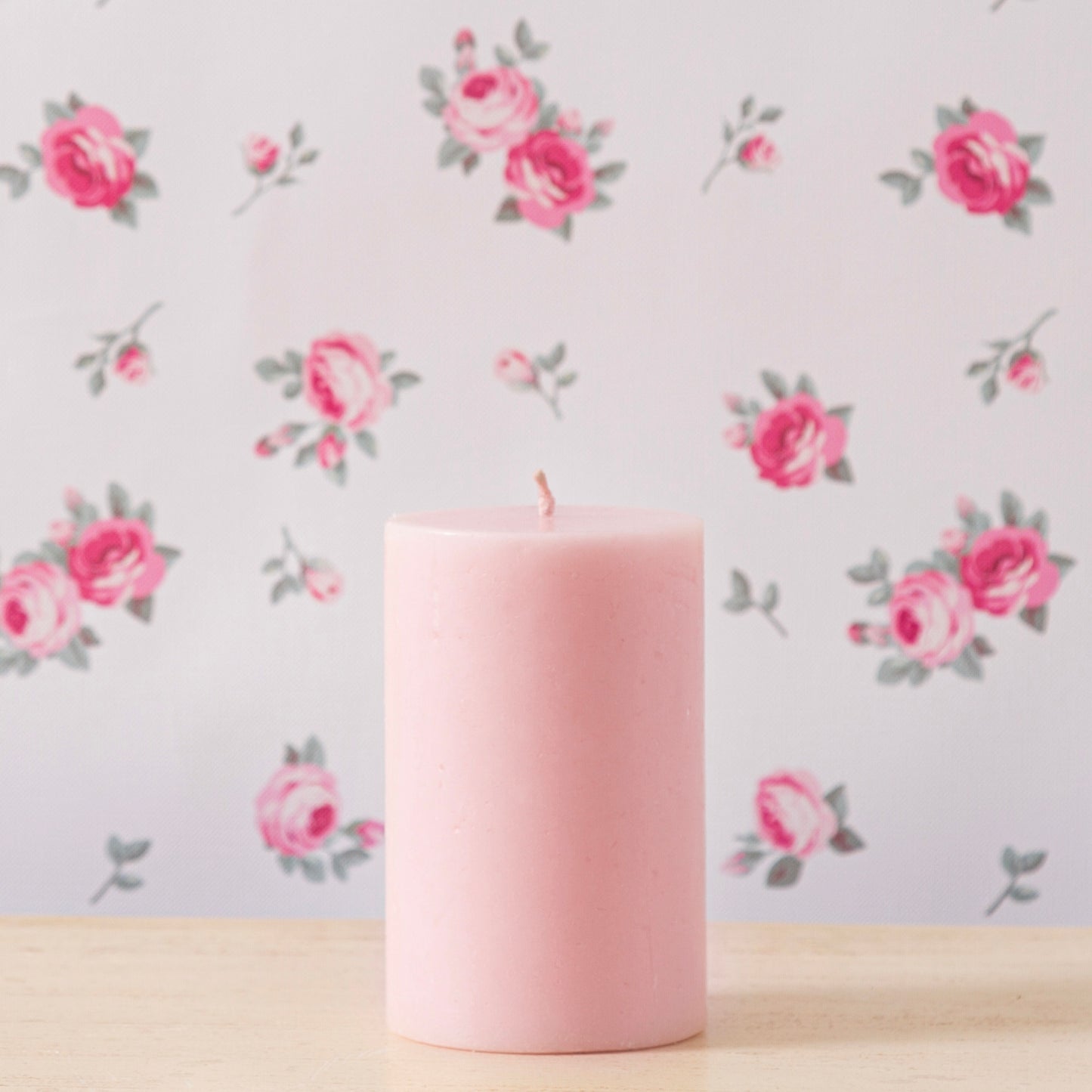 rose pillar candles